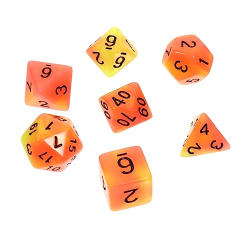ERINGOGO 7 Stück polyedrische Würfel unregelmäßige Spielwürfel Würfel für Rollenspiele lustige Würfelspiel-Requisiten Partywürfel Unterhaltungswürfel Harz Green ERINGOGO 7 Stück polyedrische Würfel unregelmäßige Spielwürfel Würfel für Rollenspiele lustige Würfelspiel-Requisiten Partywürfel Unterhaltungswürfel Harz Green von ERINGOGO