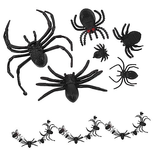 ERINGOGO 70 Stück Schaum Mini-Fake-spinne Schwarze Falsche Spinne Halloween-streich-Requisiten Dekorationen Halloween- Streich Spinnenmodell Spinnendekor Black Plastik ERINGOGO 70 Stück Schaum Mini-Fake-spinne Schwarze Falsche Spinne Halloween-streich-Requisiten Dekorationen Halloween- Streich Spinnenmodell Spinnendekor Black Plastik von ERINGOGO