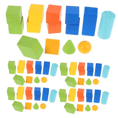 ERINGOGO 70 Stück Teiliges Geometrische Körper aus Vielfältige Solide Formen für Pädagogisches Lernspielzeug zur Frühkindlichen für Kindergarten und Grundschule ERINGOGO 70 Stück Teiliges Geometrische Körper aus Vielfältige Solide Formen für Pädagogisches Lernspielzeug zur Frühkindlichen für Kindergarten und Grundschule von ERINGOGO