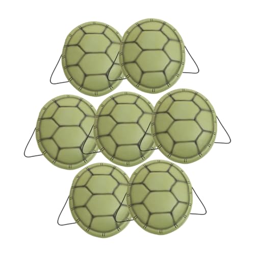 ERINGOGO 7St Schildkrötenpanzer verkleiden Dinosaurierkostüm Figur Schildkrötenpanzer-Kostüm Masken halloween costume halloween kleidung Karneval Schildkrötenpanzer Performance-Kostüm Green von ERINGOGO