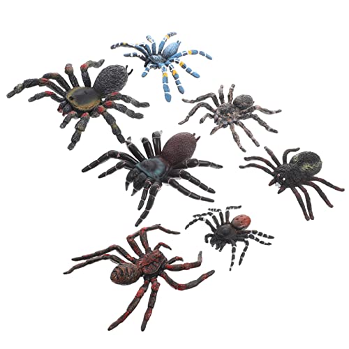 ERINGOGO 7St Simulationsspinne Halloween Horror Halloween grusel Halloween kostümm Fake Spider Spinnendekor gefälschte Spinnen Dekorationen Geschenk schmücken Kind Requisiten Plastik von ERINGOGO