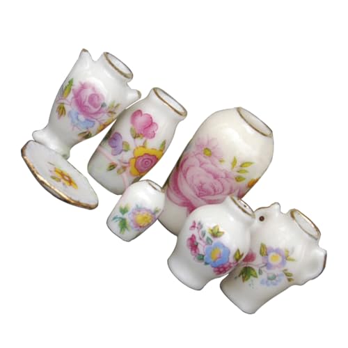 ERINGOGO Spielzeug Mini Vase 7 Stück Miniatur Szene Vase Rollenspiel Spielzeug Foto Requisite Elegantes Mini Zubehör ERINGOGO Spielzeug Mini Vase 7 Stück Miniatur Szene Vase Rollenspiel Spielzeug Foto Requisite Elegantes Mini Zubehör von ERINGOGO