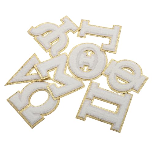 ERINGOGO 8 Pcs Weiße Griechische Buchstaben -Patches Für T -Shirts Jacken Und Taschen Ideal Zum Handwerk Von Reparaturen, Kleidung Und Zubehör Reparatur Von Jeans -Taschen ERINGOGO 8 Pcs Weiße Griechische Buchstaben -Patches Für T -Shirts Jacken Und Taschen Ideal Zum Handwerk Von Reparaturen, Kleidung Und Zubehör Reparatur Von Jeans -Taschen von ERINGOGO