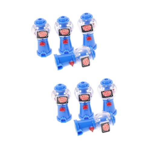 ERINGOGO 8 STK Mini-gacha-Maschine Puppenmöbel Plastikeier Mini-klauenmaschinen-Spielzeug Automatenmünzen Miniatur-eidrehspielzeug Süßigkeiten Für Strumpffüller Leer Kind Puppenhaus von ERINGOGO