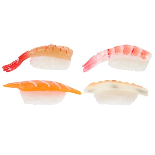 ERINGOGO 8 STK Sushi-Simulation schönes Sushi-Model Japanisches Essensmodell Küche Kinderspielzeug Spielzeuge Faux-Food-dekor imitiertes Sushi-Modell Lebensmittel schmücken Lagerzubehör PVC von ERINGOGO