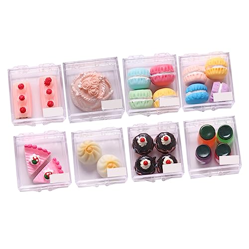 ERINGOGO 8 Sätze Teiliges Miniatur Dessert Set aus Robustem Harz Realistische Mini Kuchen und Gebäck Dekorationen Lebendige Farben Detailgetreu Gefertigt für Puppenhaus DIY Bastelprojekte ERINGOGO 8 Sätze Teiliges Miniatur Dessert Set aus Robustem Harz Realistische Mini Kuchen und Gebäck Dekorationen Lebendige Farben Detailgetreu Gefertigt für Puppenhaus DIY Bastelprojekte von ERINGOGO