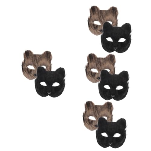 ERINGOGO 8 Stk Tierische Maske Kleidung Maskerade-party-maske Karnevalsmaske Zubehör Für Halloween-kostüme Halloween-masken Kostümpartyzubehör Japan Abschlussball Plastik Männer Und Frauen von ERINGOGO