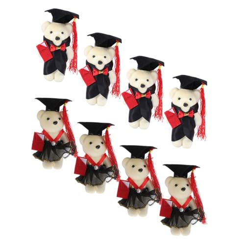 ERINGOGO 8 Stück Arztbär Tiny Abschlussgefüllungsspielzeug Abschluss Stofftier Abschlussspielzeug Abschluss-Tierspielzeug Mini Stoffing Graduation Tier Mini-Abschlussbär Vlies ERINGOGO 8 Stück Arztbär Tiny Abschlussgefüllungsspielzeug Abschluss Stofftier Abschlussspielzeug Abschluss-Tierspielzeug Mini Stoffing Graduation Tier Mini-Abschlussbär Vlies von ERINGOGO