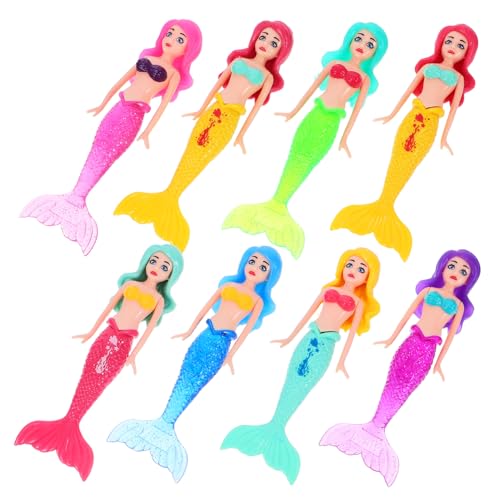ERINGOGO 8 Stück Meerjungfrau Schwimmspielzeug kleine meerjungfrau Puppe Kinderbadspielzeug Badespielzeug Kleinkindpoolspielzeug Mini-Meerjungfrau-Figuren Tauchspielzeug Abs ERINGOGO 8 Stück Meerjungfrau Schwimmspielzeug kleine meerjungfrau Puppe Kinderbadspielzeug Badespielzeug Kleinkindpoolspielzeug Mini-Meerjungfrau-Figuren Tauchspielzeug Abs von ERINGOGO