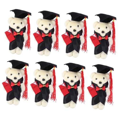 ERINGOGO 8 Stück Puppe-abschlussgeschenk Bären Mini Abschlussspielzeug Abschlussbär-schmuck Graduation Plüschbär Vorschulkind Tragen Abschlussbär Mehrfach Plastik ERINGOGO 8 Stück Puppe-abschlussgeschenk Bären Mini Abschlussspielzeug Abschlussbär-schmuck Graduation Plüschbär Vorschulkind Tragen Abschlussbär Mehrfach Plastik von ERINGOGO