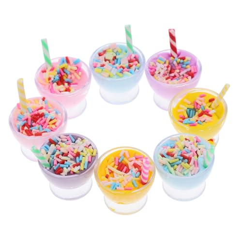 ERINGOGO 8 Stück Puppenhaus- würfelunterlage LEDs Leuchtmittel Ice Cream die Gabe The Present Edith Eger Puppenhauszubehör Mini-Eistüten Puppenhausmöbel Mini-Essen Miniatur-Fake- Harz ERINGOGO 8 Stück Puppenhaus- würfelunterlage LEDs Leuchtmittel Ice Cream die Gabe The Present Edith Eger Puppenhauszubehör Mini-Eistüten Puppenhausmöbel Mini-Essen Miniatur-Fake- Harz von ERINGOGO