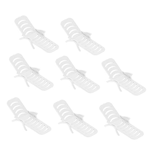 ERINGOGO 8stücke Teiliges Mini Strandstühle Weiße Deko Für Kreative Gestaltung Für Miniatur-möbel Und Landschaftsdekoration ERINGOGO 8stücke Teiliges Mini Strandstühle Weiße Deko Für Kreative Gestaltung Für Miniatur-möbel Und Landschaftsdekoration von ERINGOGO