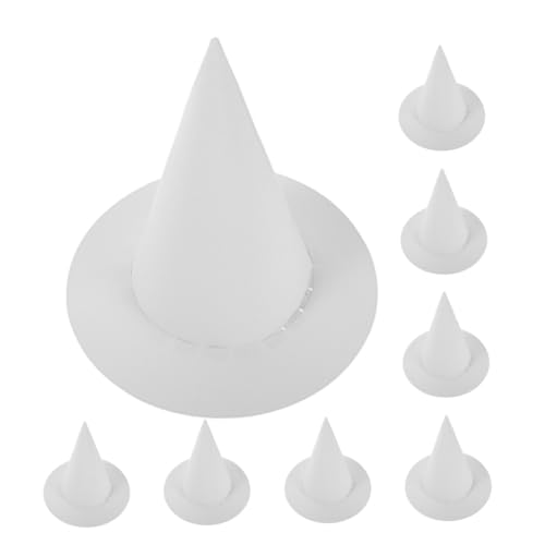 ERINGOGO 8 Stück Teiliges DIY Weiße Papier Hexenhüte für Spitze Bastelhüte zum Bemalen Kreative Halloween Party Dekoration Kindgerechte Kunst und Rollenspiel Accessoires ERINGOGO 8 Stück Teiliges DIY Weiße Papier Hexenhüte für Spitze Bastelhüte zum Bemalen Kreative Halloween Party Dekoration Kindgerechte Kunst und Rollenspiel Accessoires von ERINGOGO