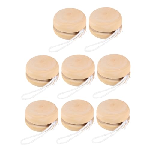 ERINGOGO 8 Stück Teiliges Holz Bälle DIY Graffiti für Kreative Malbälle für Partys Bastelarbeiten und Dekorative Wohnaccessoires von ERINGOGO
