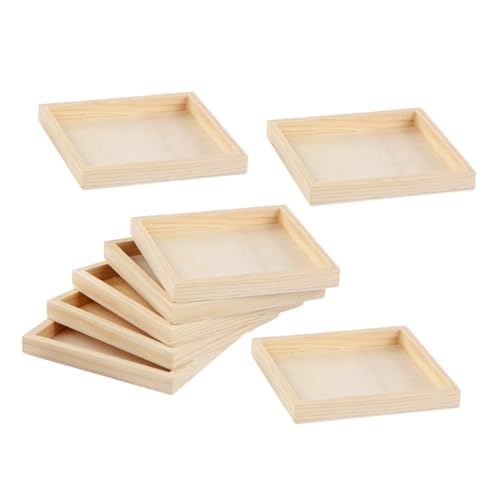 ERINGOGO 8 Stück Teiliges Holztablett für Puzzles Unlackierte Puzzle Sortier und Aufbewahrungsbehälter für Professionell Glatte Oberfläche für Nahtlose Verbindung und Räumliche ERINGOGO 8 Stück Teiliges Holztablett für Puzzles Unlackierte Puzzle Sortier und Aufbewahrungsbehälter für Professionell Glatte Oberfläche für Nahtlose Verbindung und Räumliche von ERINGOGO