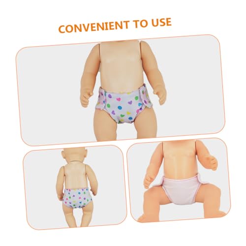 ERINGOGO 8 Stück Teiliges Kleine Puppenunterwäsche aus Elastisch Waschbar und Wiederverwendbar Hautfreundlich mit Feiner Naht Geeignet als Puppenkleidung Zubehör und Foto Requisite für von ERINGOGO