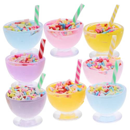 ERINGOGO 8stücke Miniatur Eiscreme Modelle Aus Robustem Resin Für Puppenhaushalt Dekoration Realistische Nachbildung Für Kreative Küchen Esszimmer Gestaltung ERINGOGO 8stücke Miniatur Eiscreme Modelle Aus Robustem Resin Für Puppenhaushalt Dekoration Realistische Nachbildung Für Kreative Küchen Esszimmer Gestaltung von ERINGOGO