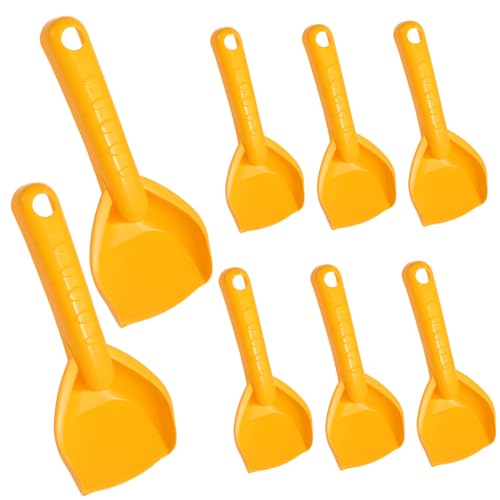 ERINGOGO 8 Stück Teiliges Strandspielzeug Sandspielzeug Schaufeln Gelb Sandbagger für Outdoor Strandgarten Jungen Mädchen ERINGOGO 8 Stück Teiliges Strandspielzeug Sandspielzeug Schaufeln Gelb Sandbagger für Outdoor Strandgarten Jungen Mädchen von ERINGOGO