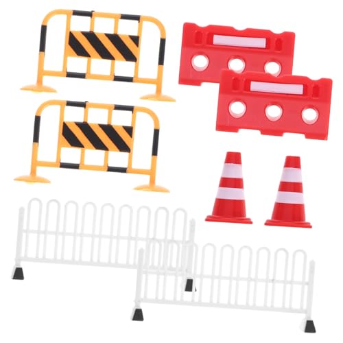 ERINGOGO 8 Stück Teiliges Verkehrszeichen Spielset mit Miniatur Verkehrskegeln und Barrikaden Realistisches Lernspielzeug für Verkehrsregel Erziehung und Sandtisch Dekoration ERINGOGO 8 Stück Teiliges Verkehrszeichen Spielset mit Miniatur Verkehrskegeln und Barrikaden Realistisches Lernspielzeug für Verkehrsregel Erziehung und Sandtisch Dekoration von ERINGOGO