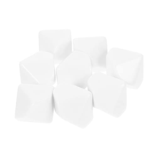 ERINGOGO 8 Stück Teiliges Würfel mit Abgerundeten Ecken Leere Würfel für DIY Projekte Kreative Spielzeuge und Lernhilfen Geeignet für Partys und Klassenzimmer von ERINGOGO