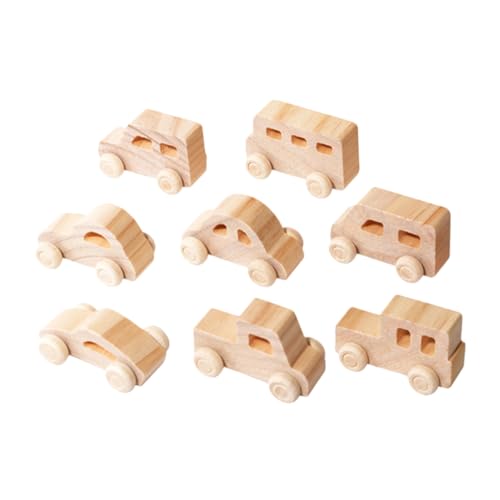 ERINGOGO 8 Stück Teiliges aus Holz DIY Auto Unbemalte Graffiti Autos Kreative Malerei für Miniaturfahrzeuge für Kreative Bastelprojekte ERINGOGO 8 Stück Teiliges aus Holz DIY Auto Unbemalte Graffiti Autos Kreative Malerei für Miniaturfahrzeuge für Kreative Bastelprojekte von ERINGOGO