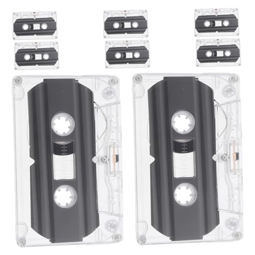 ERINGOGO 8 Stück leeres Band Audiokassetten Bandrekorder Mikrokassettenspieler Musikband Kassettenmusik Kassettenklebebahn tragbarer Kassettenrekorder Leere Kassetten Plastik Transparent ERINGOGO 8 Stück leeres Band Audiokassetten Bandrekorder Mikrokassettenspieler Musikband Kassettenmusik Kassettenklebebahn tragbarer Kassettenrekorder Leere Kassetten Plastik Transparent von ERINGOGO