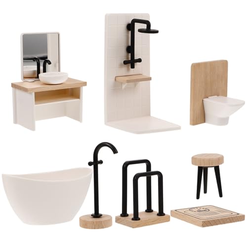 ERINGOGO 1satz Miniatur Badezimmer Möbel Set Für Puppenhaus Teiliges Zubehör Für Puppenstuben Dekoration Spielzeug Langlebig Sicher Fördert Kreativität Geschicklichkeit ERINGOGO 1satz Miniatur Badezimmer Möbel Set Für Puppenhaus Teiliges Zubehör Für Puppenstuben Dekoration Spielzeug Langlebig Sicher Fördert Kreativität Geschicklichkeit von ERINGOGO
