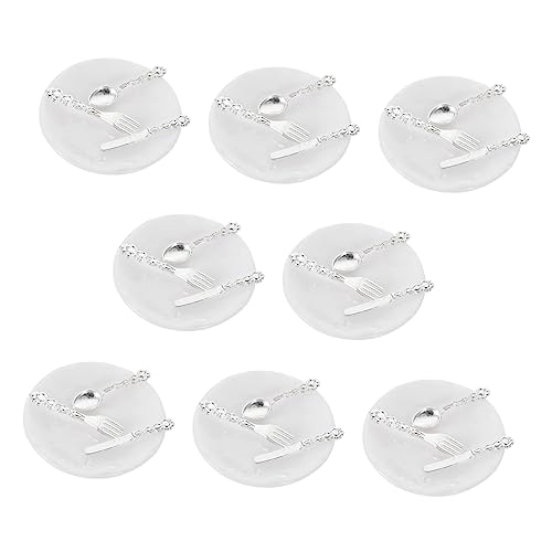 ERINGOGO 8Sätze Teiliges Mini Geschirrset Für Puppenhaus Mini Gabeln Löffel Teller Und Küchenzubehör Für Mini Puppenspiel Und Kreative Dekoration ERINGOGO 8Sätze Teiliges Mini Geschirrset Für Puppenhaus Mini Gabeln Löffel Teller Und Küchenzubehör Für Mini Puppenspiel Und Kreative Dekoration von ERINGOGO
