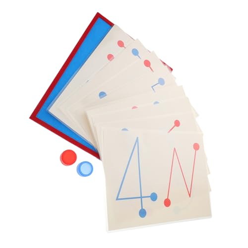 ERINGOGO Kleinkindspielzeug 8 Stück Montessori-Karten Lernspielzeug Für Kinder Hand-Auge-koordinationsspiel Interhemisphärisches Spielzeug ERINGOGO Kleinkindspielzeug 8 Stück Montessori-Karten Lernspielzeug Für Kinder Hand-Auge-koordinationsspiel Interhemisphärisches Spielzeug von ERINGOGO