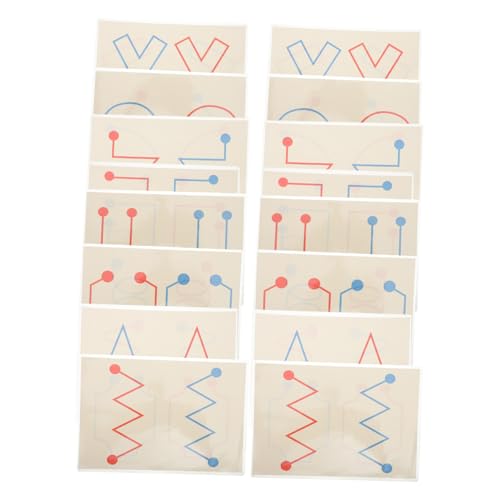 ERINGOGO 8St Kartenspiel Denksportspielzeug magnetische Puzzles für Kleinkinder Kinderspiele zappeln für Kindergarten Interaktionsspielzeug Kinderspielzeug Papier von ERINGOGO