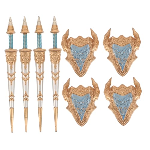 ERINGOGO 8St Mini -Waffenbausteine Mittelalterliches Ritterzubehör Mittelalter Zubehör Baukasten Ritter Spielfiguren-Spielsets Rollenspiele für Kinderspiele von ERINGOGO