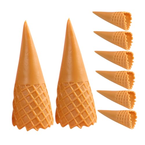 ERINGOGO 8Stücke Eistüte Anhänger Gefälschte Waffelbecher Für DIY Basteldekorationen Lebensechte Modelle Für Kreative Kinderspielzeuge Und Kreative Displays ERINGOGO 8Stücke Eistüte Anhänger Gefälschte Waffelbecher Für DIY Basteldekorationen Lebensechte Modelle Für Kreative Kinderspielzeuge Und Kreative Displays von ERINGOGO
