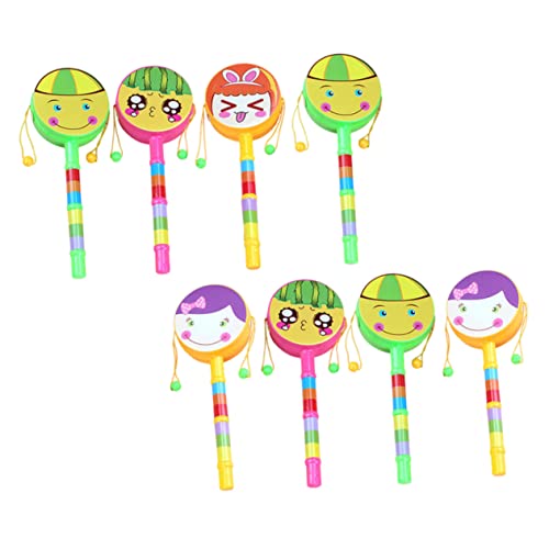 ERINGOGO 8Stücke Handheld Trommel Für Kleinkinder Exquisite Designs Zufälligen Farben Für Frühkindliche Entwicklung Und Motorische ERINGOGO 8Stücke Handheld Trommel Für Kleinkinder Exquisite Designs Zufälligen Farben Für Frühkindliche Entwicklung Und Motorische von ERINGOGO