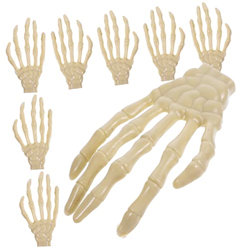 ERINGOGO 8stücke Teiliges Realistische Halloween Skeletthände Aus Deko Für Halloween-Partys Flure Und Escape Rooms Lebensecht Und Detailreich ERINGOGO 8stücke Teiliges Realistische Halloween Skeletthände Aus Deko Für Halloween-Partys Flure Und Escape Rooms Lebensecht Und Detailreich von ERINGOGO