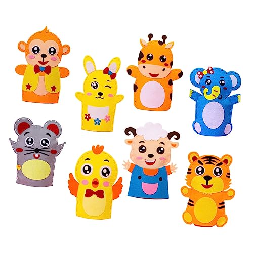 ERINGOGO 8Stücke Teiliges DIY Handpuppen für Kreative Stoffmaterialien Fantasie und Praktischen Fähigkeiten für Jungen und Fördert ERINGOGO 8Stücke Teiliges DIY Handpuppen für Kreative Stoffmaterialien Fantasie und Praktischen Fähigkeiten für Jungen und Fördert von ERINGOGO