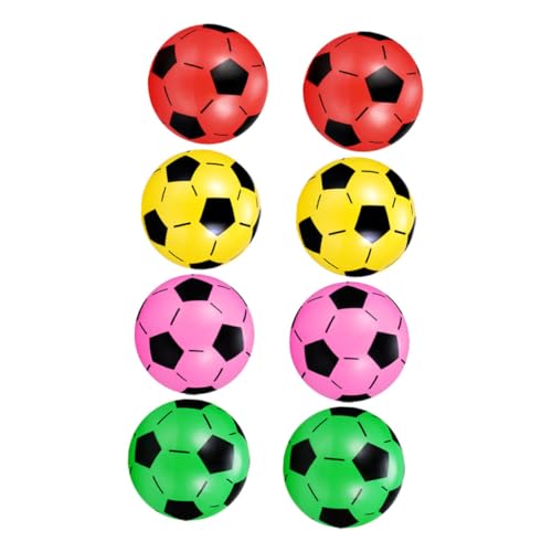 ERINGOGO 8Stücke Teiliges Fußballspielzeug Bunte Aufblasbare Plastikfußbälle für Drinnen und Draußen für Spielplatzaktivitäten Farbkognition ERINGOGO 8Stücke Teiliges Fußballspielzeug Bunte Aufblasbare Plastikfußbälle für Drinnen und Draußen für Spielplatzaktivitäten Farbkognition von ERINGOGO