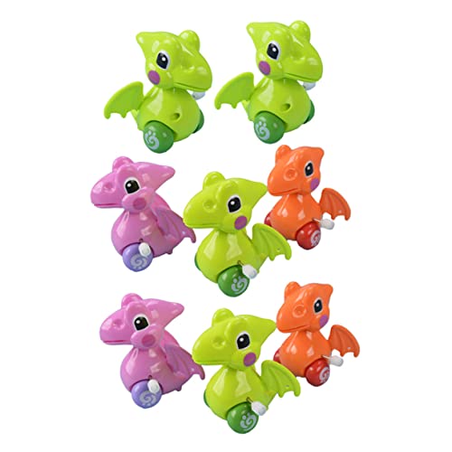 ERINGOGO 8Stücke Uhrwerkspielzeug Dinosaurier Für Lustige Bewegliche Dinosaurier Spielzeuge Zufälligen Farben Cartoon Dinosaurier Für Partys Und Geburtstagsfeiern von ERINGOGO
