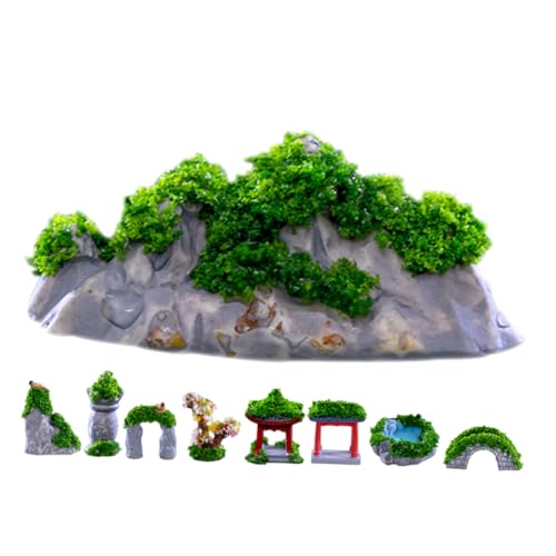 ERINGOGO 9 Stück Gebäude Figuren Teiliges Mikrolandschaft für Garten und Puppenhaus Langlebige Resin Deko Kreative Gestaltung und Miniaturwelten ERINGOGO 9 Stück Gebäude Figuren Teiliges Mikrolandschaft für Garten und Puppenhaus Langlebige Resin Deko Kreative Gestaltung und Miniaturwelten von ERINGOGO