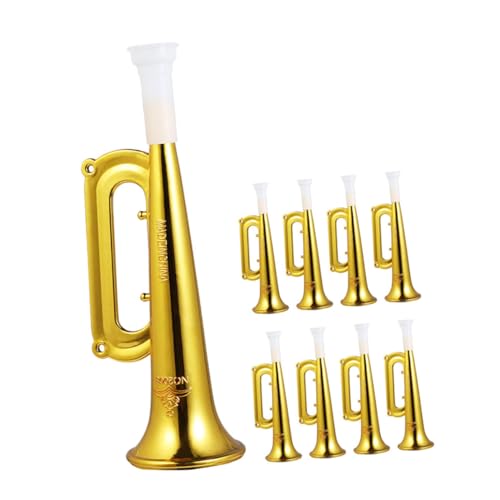 ERINGOGO 9 Stück Großer Lautsprecherspielzeug Trompetenkinder Krachmacher-Party Kleine Trompete Fußball-Blowout-krachmacher Jubeln Trompete Krachmacher Für Party Stadion Horn Plastik Golden ERINGOGO 9 Stück Großer Lautsprecherspielzeug Trompetenkinder Krachmacher-Party Kleine Trompete Fußball-Blowout-krachmacher Jubeln Trompete Krachmacher Für Party Stadion Horn Plastik Golden von ERINGOGO