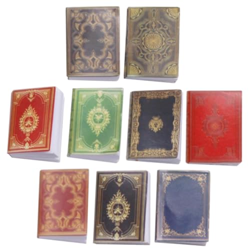 ERINGOGO 9 Stück Puppenhaus Bücher Kleine Spielzeugbücher Minibücher Für Miniatur-buchmodell Spielspielzeug Vorgeben Miniatur-bücher- Kleines Buch Für Papierstau ERINGOGO 9 Stück Puppenhaus Bücher Kleine Spielzeugbücher Minibücher Für Miniatur-buchmodell Spielspielzeug Vorgeben Miniatur-bücher- Kleines Buch Für Papierstau von ERINGOGO