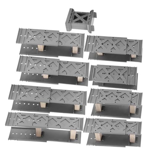 ERINGOGO 9 Stück Teiliges Brückenstützen für Spielzeugzüge Kunststoffbahnstützen zur Unterstützung von Eisenbahnspielzeug Kompatibel mit Verschiedenen Gleissystemen Fördert Kreativität und ERINGOGO 9 Stück Teiliges Brückenstützen für Spielzeugzüge Kunststoffbahnstützen zur Unterstützung von Eisenbahnspielzeug Kompatibel mit Verschiedenen Gleissystemen Fördert Kreativität und von ERINGOGO