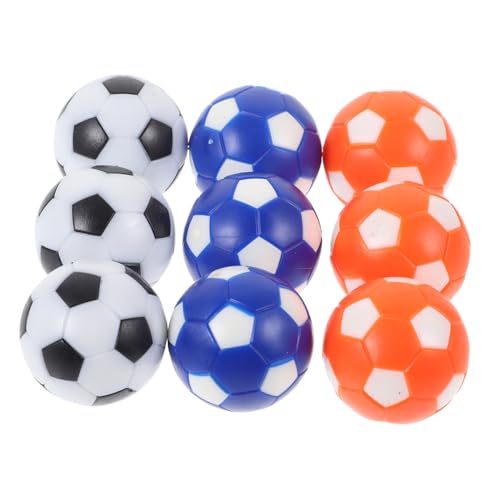 ERINGOGO 9 Stück Teiliges Bunter Mini Tischfußball Bälle Robuste Ersatzkugeln für Standard Tischkicker Geeignet für Tischfußballspiele Langlebiges Zubehör für Freizeit und Wettbewerb ERINGOGO 9 Stück Teiliges Bunter Mini Tischfußball Bälle Robuste Ersatzkugeln für Standard Tischkicker Geeignet für Tischfußballspiele Langlebiges Zubehör für Freizeit und Wettbewerb von ERINGOGO