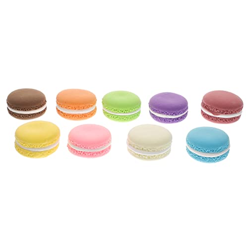 ERINGOGO 9 Stück Teiliges Realistischer Macaron Modell Tortendeko Weiche Knetmasse Glatte Oberfläche Multifunktionale Dessert Dekoration als Fotorequisite für Hochzeitstorten Kuchenbuffets ERINGOGO 9 Stück Teiliges Realistischer Macaron Modell Tortendeko Weiche Knetmasse Glatte Oberfläche Multifunktionale Dessert Dekoration als Fotorequisite für Hochzeitstorten Kuchenbuffets von ERINGOGO