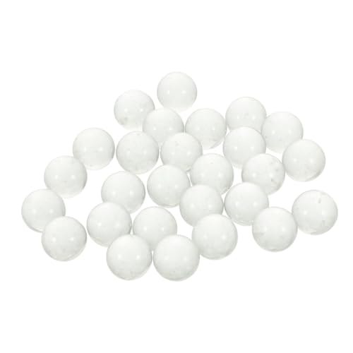 ERINGOGO 90 Stück Dekorative Glasperlen Ornamente Marmor Dekorative Perlen Formen Vase Farbig Runden Kleine Murmeln Dekoration Glasperlen Masse Gewöhnliches Glas Transparent von ERINGOGO