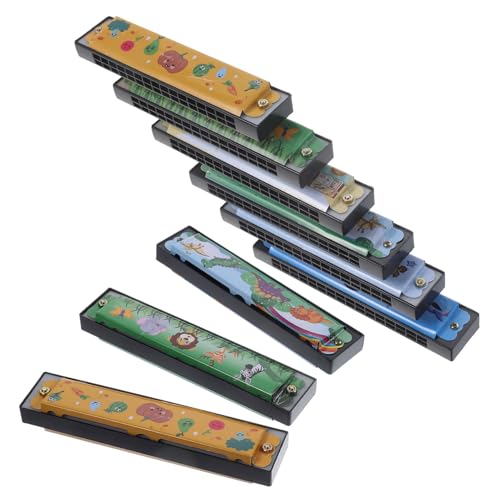 ERINGOGO 9Stücke Mundharmonikas Für Anfänger Instrumente Design Lehrreiches Musikinstrument Für Jungen Und Sicheres von ERINGOGO
