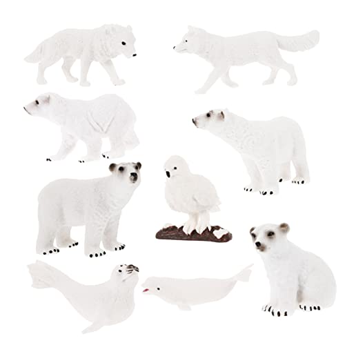 ERINGOGO 9Stücke Teiliges Arktischer Tierfiguren Realistische Dekoration für Märchengärten Schulprojekte und Geburtstagskuchen für Bildung und Fantasieanregung ERINGOGO 9Stücke Teiliges Arktischer Tierfiguren Realistische Dekoration für Märchengärten Schulprojekte und Geburtstagskuchen für Bildung und Fantasieanregung von ERINGOGO