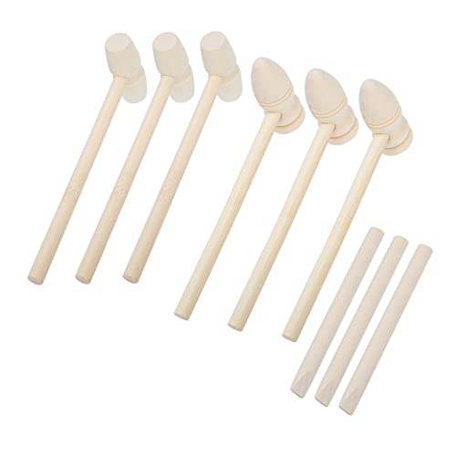 ERINGOGO 9stücke Teiliges Aus Holzhammer-spielzeugen Für Junge Mädchen Gavels Fördert Muskelentwicklung Und Hand-Augen-koordination Für Kreatives Spielen Und Alltag von ERINGOGO