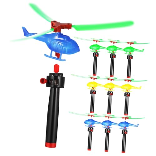 ERINGOGO 9stücke Fliegende Hubschrauber Spielzeug Handgezogene Für Outdoor-spaß Bunte Spielzeuge Als Party-mitgebsel Für Robuste Kunststoffkonstruktion ERINGOGO 9stücke Fliegende Hubschrauber Spielzeug Handgezogene Für Outdoor-spaß Bunte Spielzeuge Als Party-mitgebsel Für Robuste Kunststoffkonstruktion von ERINGOGO