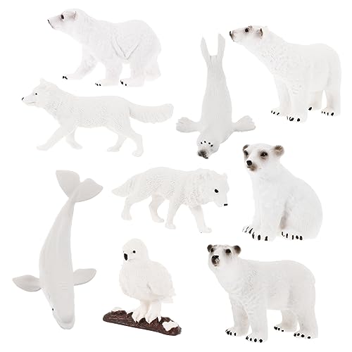 ERINGOGO 9Stücke Teiliges Polar Tierfiguren Realistische Deko für Erwachsene Lehrspielzeug oder Kuchendekoration ERINGOGO 9Stücke Teiliges Polar Tierfiguren Realistische Deko für Erwachsene Lehrspielzeug oder Kuchendekoration von ERINGOGO