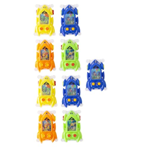 ERINGOGO 9Stücke Teiliges Wasserringspielzeug Wasserspielzeug für Drinnen und Draußen Fördert Konzentration und Koordination Zufällige Farben Langlebig aus Hochwertigem von ERINGOGO